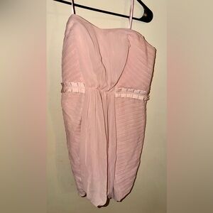 BCBGeneration One Shoulder Blush Dress